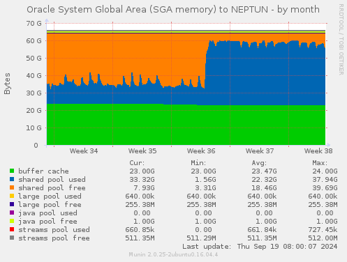 Oracle System Global Area (SGA memory) to NEPTUN