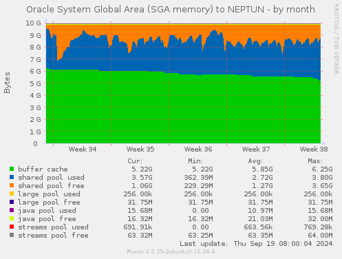 Oracle System Global Area (SGA memory) to NEPTUN