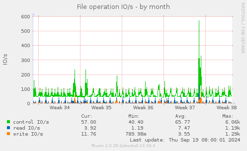 File operation IO/s